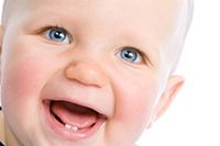 Как растут молочные зубы у детей